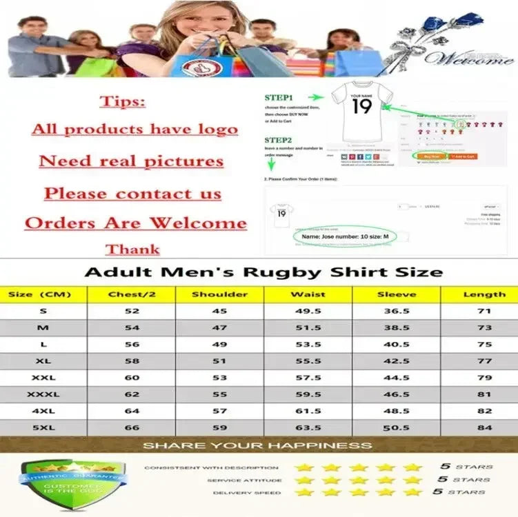 2024 Australian Wallabies Home / POLO Shirt Rugby Jersey - Mens Size:S-5XL（Print Name Number）Top Quality